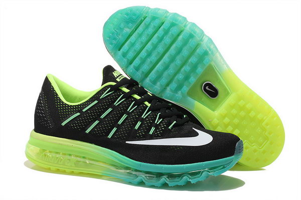 Mens Nike Air Max 2016 Shoes Green Black Korea